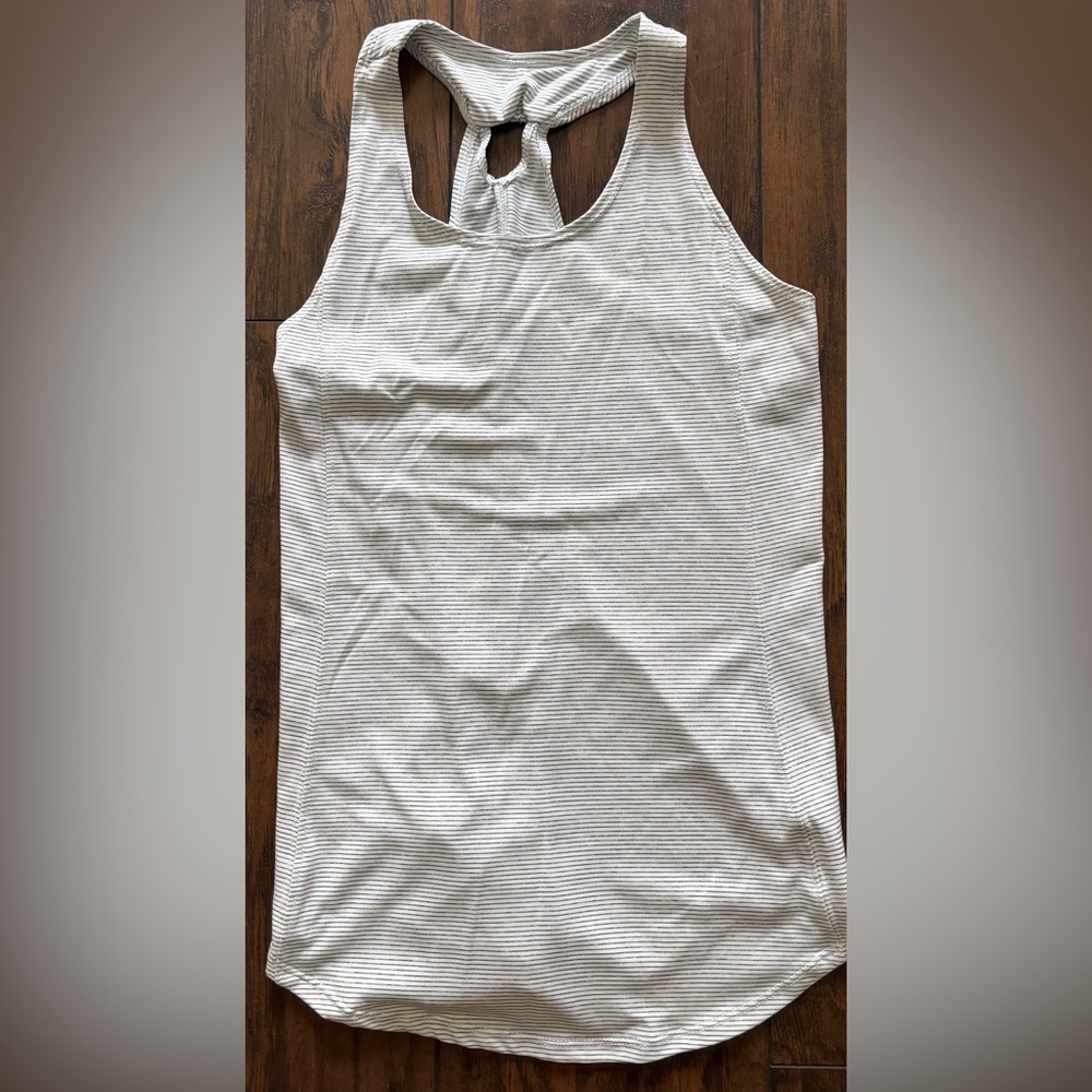 Champion White and Gray Tank Top